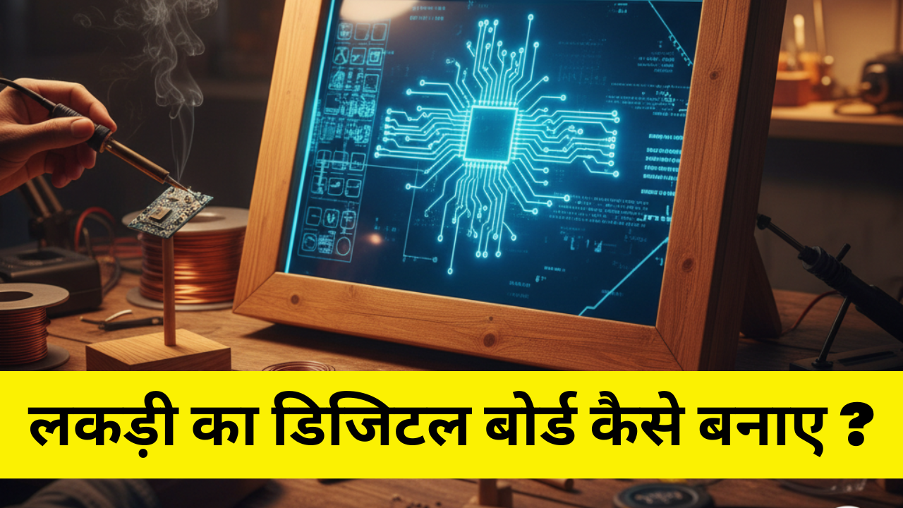 Lakdi ka Dijital Board Kaise banaye | लकड़ी का डिजिटल बोर्ड कैसे बनाए ?