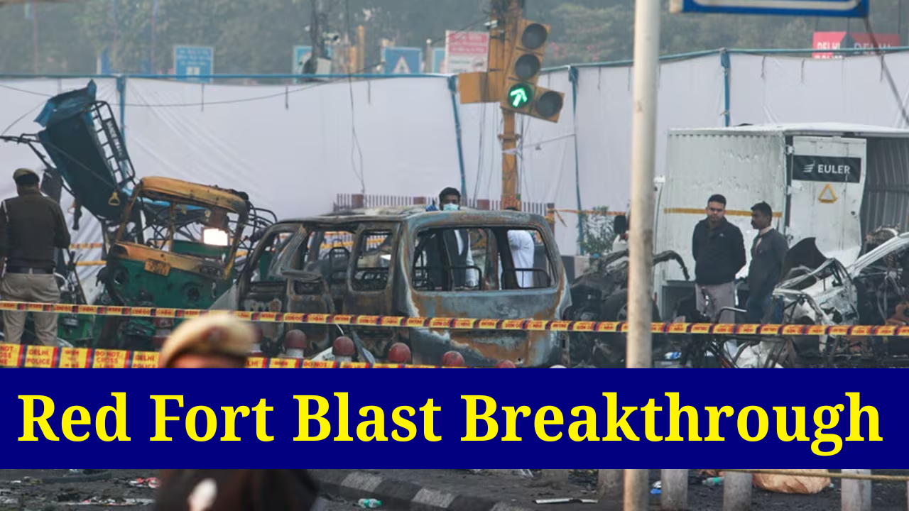 Red Fort Blast Breakthrough